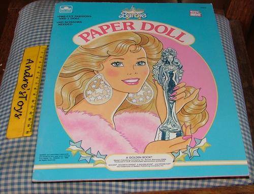 Golden ~ More Fashions ~ Deluxe paper Doll ~ Barbie ~ 1537-2