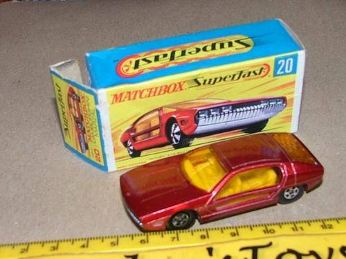 MATCHBOX #20D Lamborghini Mozal ~  With a Original Box 1969