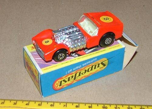 MATCHBOX #19FRoad Dragster ~  With a Original Box 1970