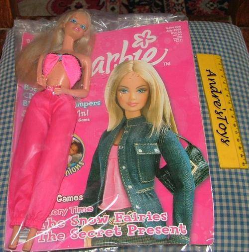 Barbie Magazine No29 July 2006 and Barbie doll