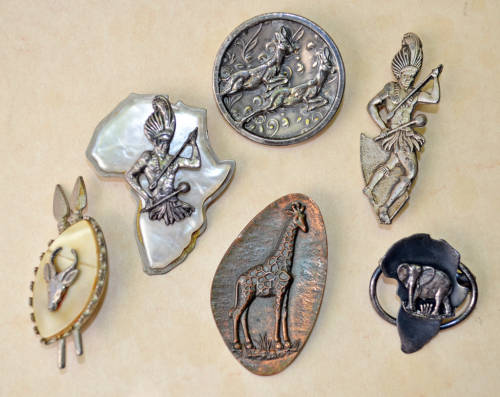 Rare South African hand-made Jewellery pieces from the 1960s and 1970s.