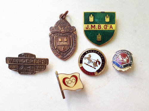 Johannesburg vintage pin badges. Medal Proclaiming Joburg a City, Joburg postcards, 1st Day stamps