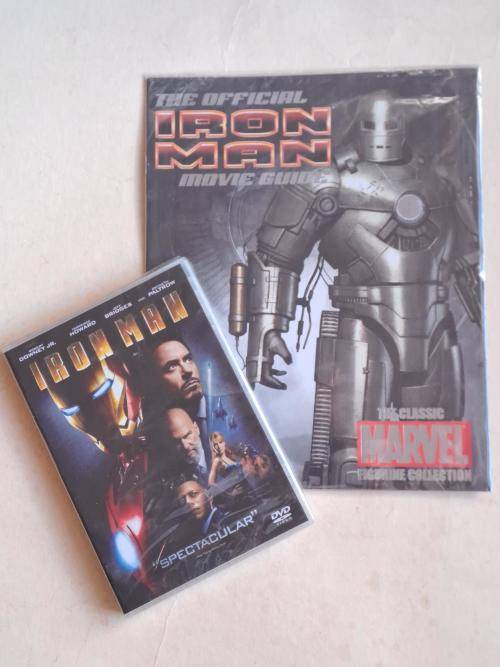 Marvel Figurine  Rare Blue Angel Variant + 13 Marvel Figurine Magazines and Iron Man DVD