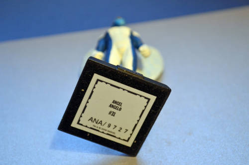 Marvel Figurine  Rare Blue Angel Variant + 13 Marvel Figurine Magazines and Iron Man DVD