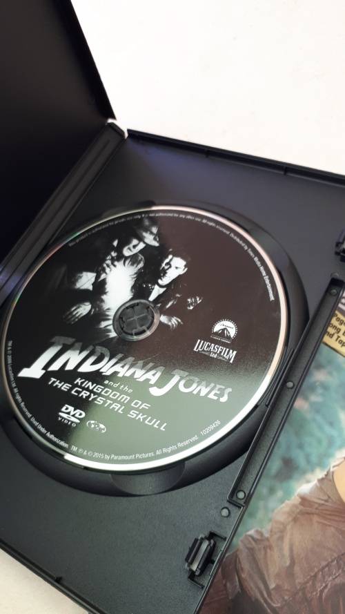 Indiana Jones  DVDs (4 x DVDs in boxed set) plus The Temple Of Doom 1984 booklet