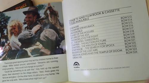 Indiana Jones  DVDs (4 x DVDs in boxed set) plus The Temple Of Doom 1984 booklet