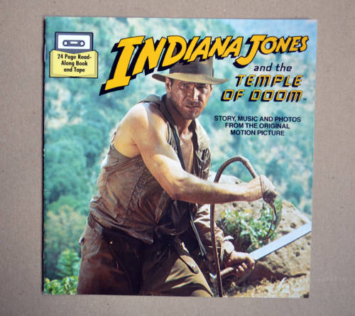 Indiana Jones  DVDs (4 x DVDs in boxed set) plus The Temple Of Doom 1984 booklet