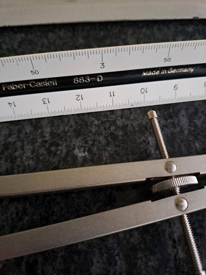 Architect, Designer and Draughtsman traditional (non-computer) tools of the trade.