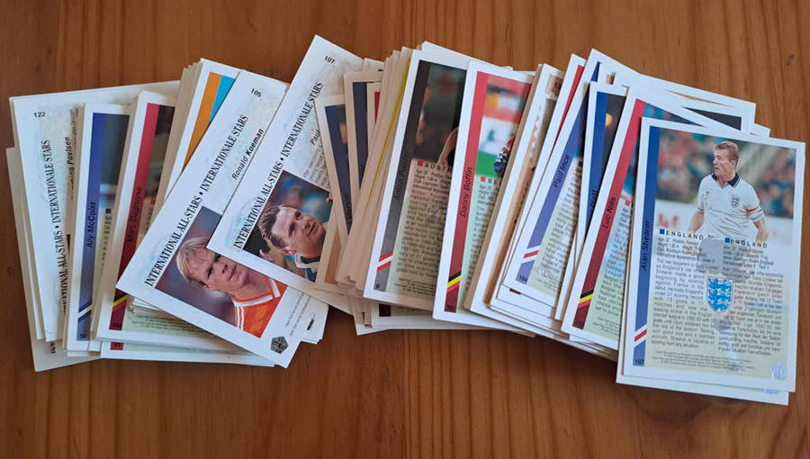 1993 Upper Deck World Cup USA 94 Soccer Collector Cards (124 in total) Includes the Escobar card