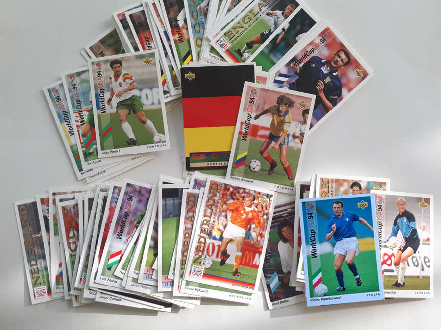 1993 Upper Deck World Cup USA 94 Soccer Collector Cards (124 in total) Includes the Escobar card