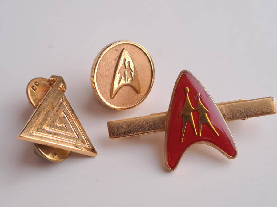 Vintage historic South African banks pin badges and Eskom pin badges