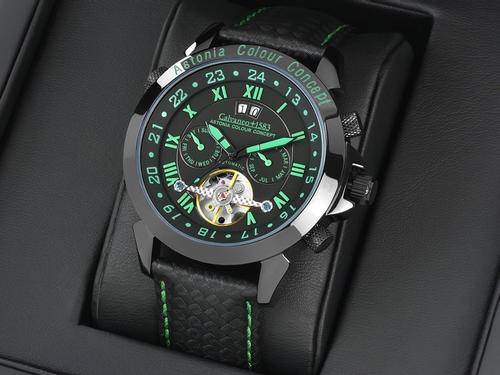 *RARE WATCH**Calvaneo 1583 Astonia Colour Concept Green**FREE COURIER**