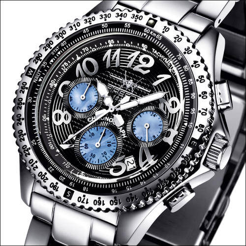 **Firefox Racer Stainless Steel Chrono 10ATM!With box , tags and guarantee!**AWESOME WATCH**