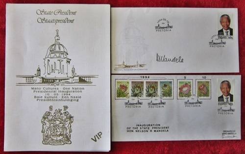 ## VIP State President Inauguration Boklet with Proof No Steps R5 FDC with Signed FDC ##