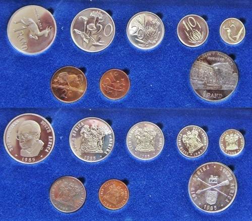 ## 1985 South Africa Short Proof Set ##