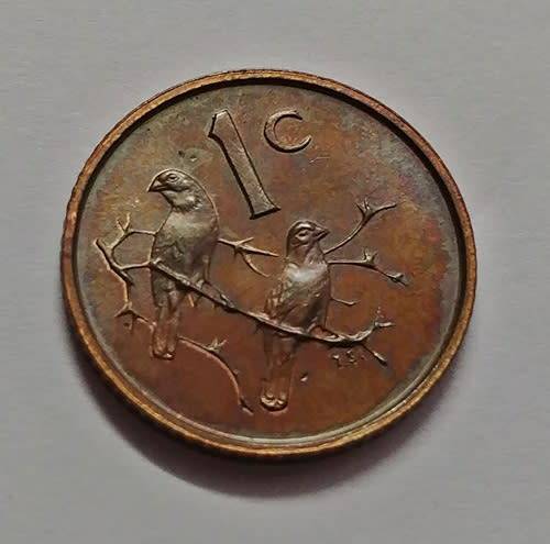 ## Key Date 1965 South Africa English 1 Cent ##