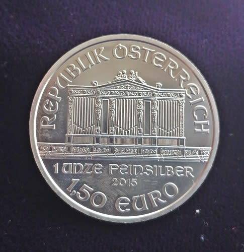 ## 1 Oz AG 999 2015 Austrian 1.50 Euro ##