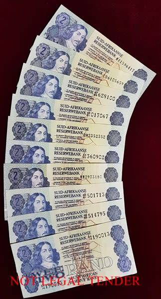 ## Collection of 10 x Various R2 Notes ## Bid per Note for the LOT