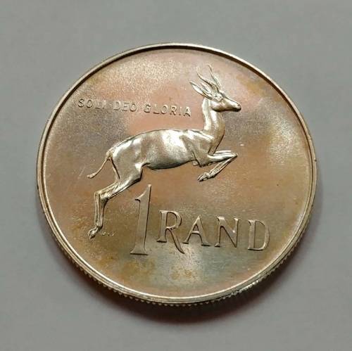 ## Key Date 1965 South Africa Silver English R1 ##
