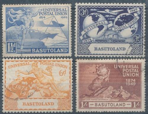 1949  -  BASUTOLAND  UPU SET FINE USED