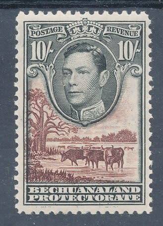 BECHUANALAND  - KGVI  10/  TOP VALUE  MINT