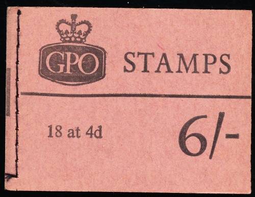 GB - QE   1966 -  6 SHILLING  COMPLETE  BOOKLET  - FINE MINT ITEM   R1400+