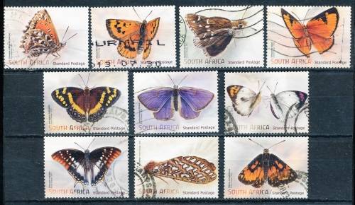 RSA      2013   Butterflies and Moths  COMPLETE SET  - FINE  USED