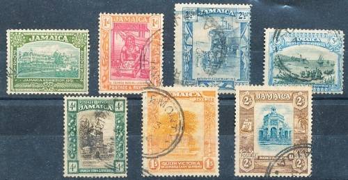 JAMAICA    -  1920 -  Local Motifs  to the  2 SHILLING    -  FINE USED  R1300