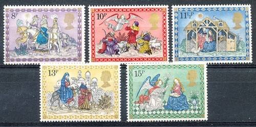 GB   1979   -  QE   Christmas Stamps   FULL  SET  -   FINE  MINT