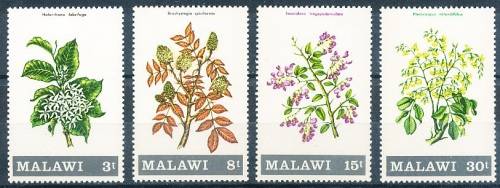 MALAWI  1971 -  Flowering Shrubs and Trees   FULL  SET   -    MINT