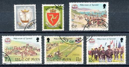 ISLE of MAN  - 1979   Tynwald Parliament  SET   -  FINE  CTO USED