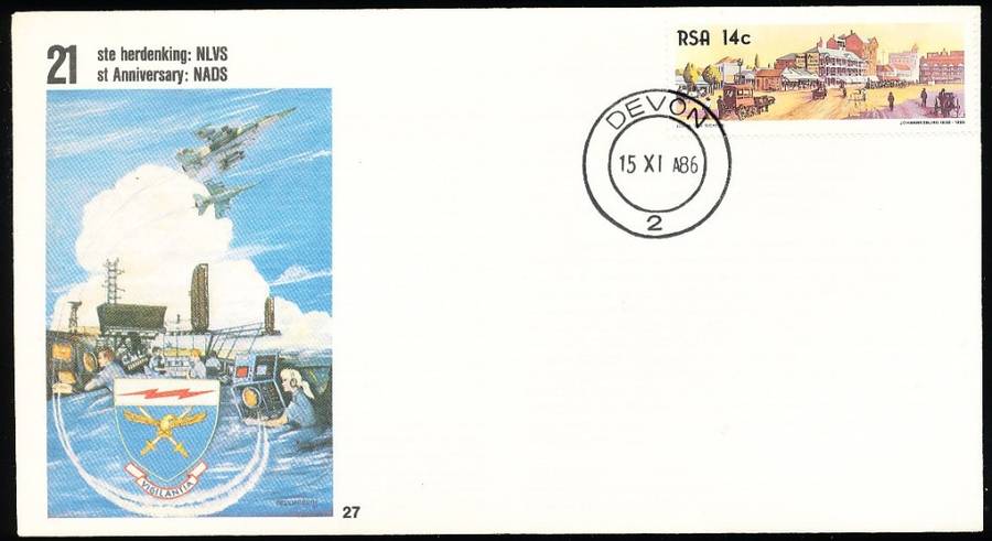 RSA   -  SA  AIR FORCE  FLIGHT COVER  no 27