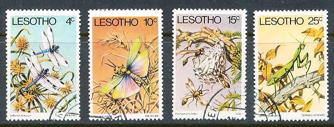 LESOTHO  1978 -    Insects   FULL SET   -   FINE  CTO USED