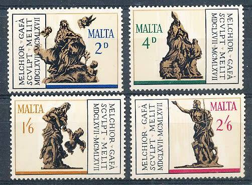 MALTA 1967  -    Death of Gafa   FULL  SET   -   MINT