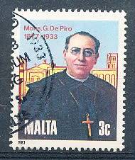 MALTA 1983  -  Guiseppe De Piros  -  SINGLE ISSUE    -  FINE  USED