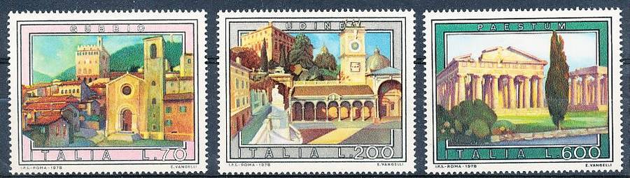ITALY  1978   - Tourist Publicity - Paintings  FULL SET     -  FINE  MINT