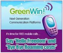 Green Win Network - Make unlimitted free calls and earn 5% refferal commisions 10 levels down