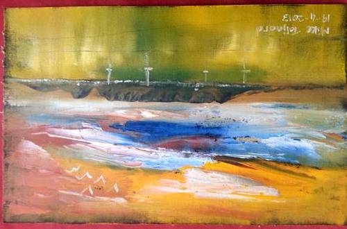UNFRAMED MIKE TALJAARD ORIGINAL OIL PAINTING (TABLE MOUNTAIN 2013)
