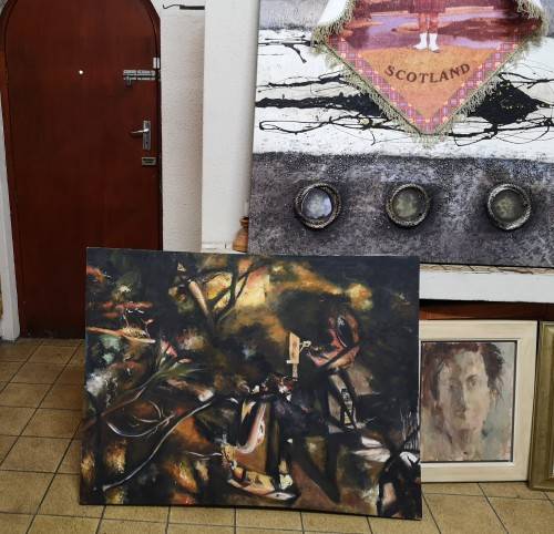 Free Postnet, ABSTRACT ART, Original Acrylic painting