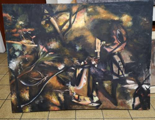 Free Postnet, ABSTRACT ART, Original Acrylic painting