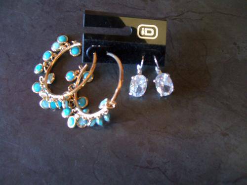 TWO SETS OF EARRINGS