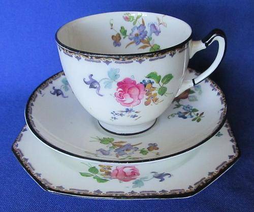 Art Deco Star Paragon Fine Bone China Trio - 1923-33