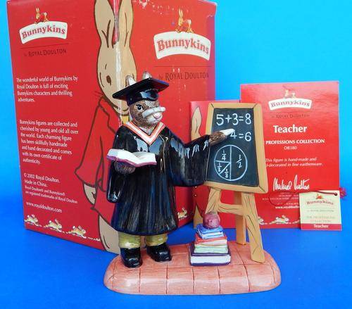 Royal Doulton "Teacher" Bunnykins DB 380 - Professions Collection