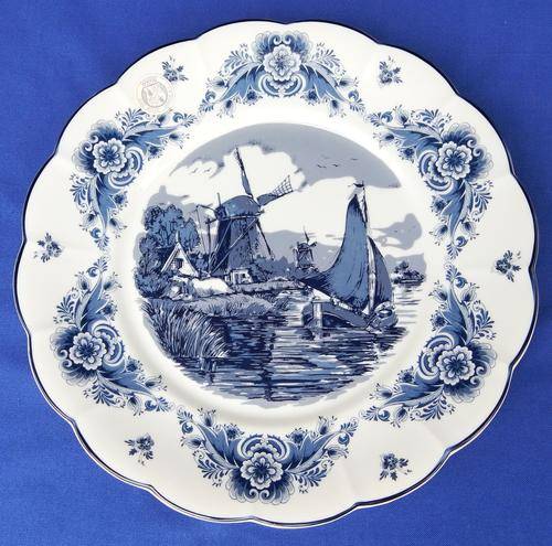 Oude Molen Fabriek B.V Blue Delft DisplayPlate/Platter - 31 cm