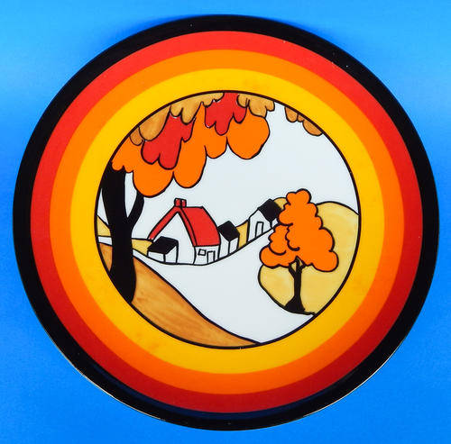 Wedgwood Clarice Cliff House And Bridge Ltd Ed Plate - Bizarre World Of Clarice Cliff Collection