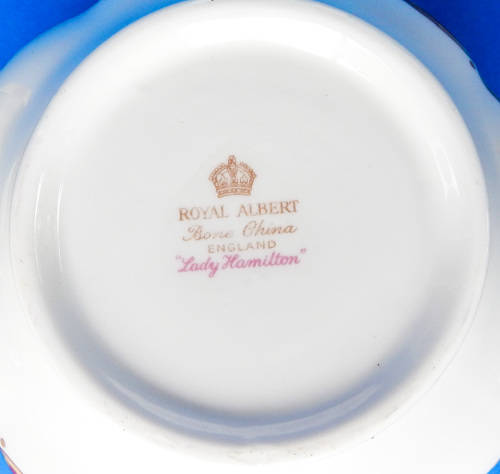 Royal Albert " Lady Hamilton " Sugar Bowl - Made In England