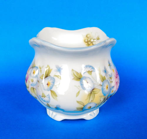 Royal Albert  " Summer Garland "  Oval Sugar Bowl - Made In England