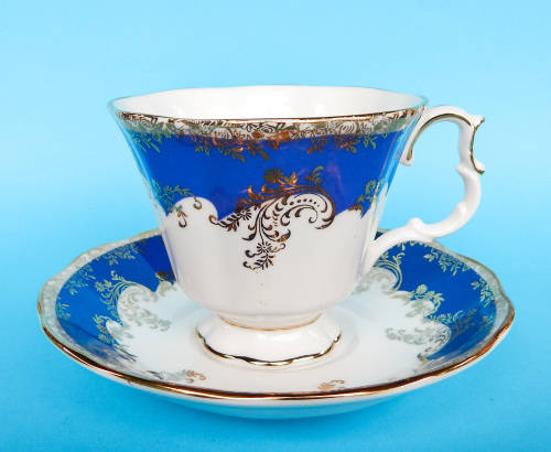 Royal Albert Regina Series Duo - Sapphire - Made In England
