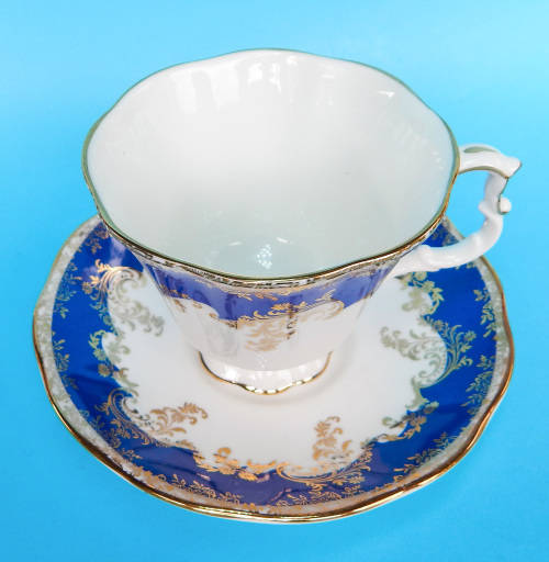 Royal Albert Regina Series Duo - Sapphire - Made In England