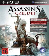 PS3 ASSASSINS CREED III SPECIAL EDITION / BID TO WIN / FREE SHIPPING